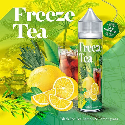 freeze tea black ice tea lemon lemongrass high vaping